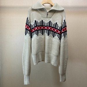 Lapel Long Sleeve Sweater